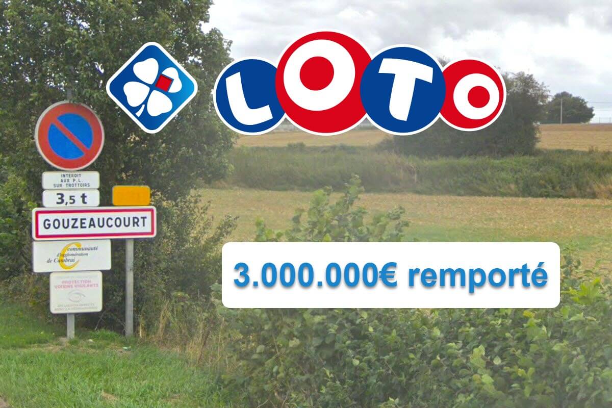 Loto : cette gagnante remporte 3 millions d'euros à Gouzeaucourt (Nord), elle en a les jambes coupées !