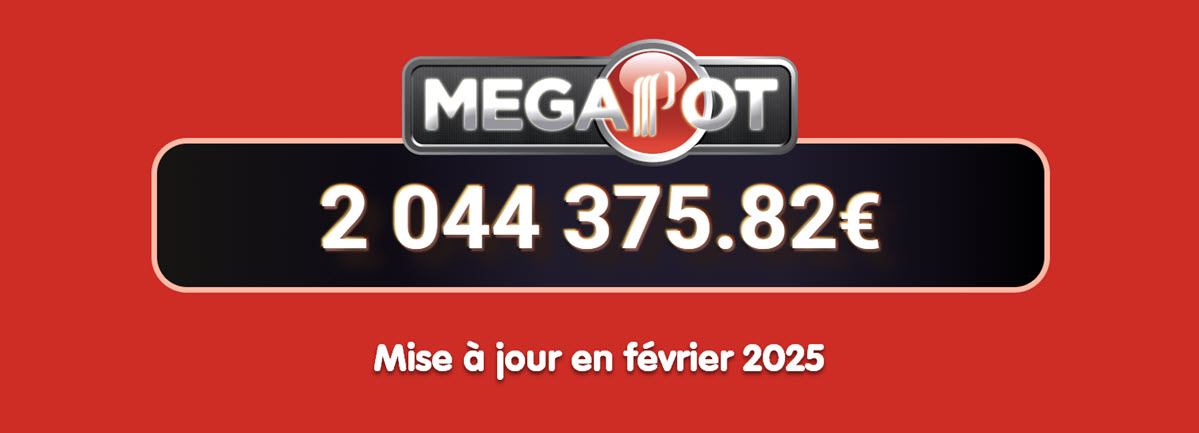 MegaPot Partouche : la cagnotte atteint 2 044 000€ en février 2025