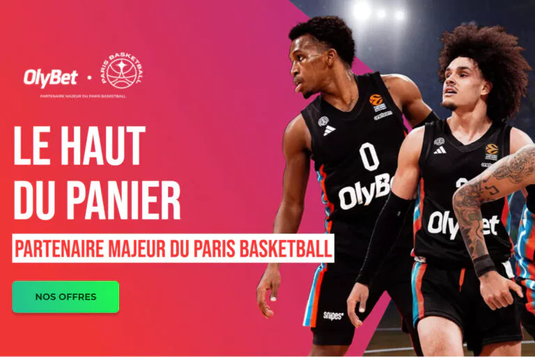 OlyBet partenaire du Paris Basketball : nouveau code promo de 10€ pour les joueurs