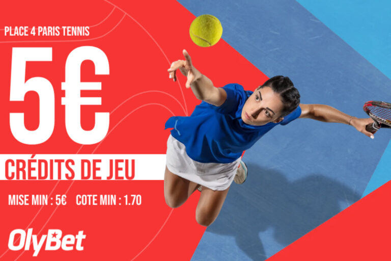 L’Open d’Australie démarre avec une offre exclusive OlyBet : 5€ de crédits de jeu à gagner !