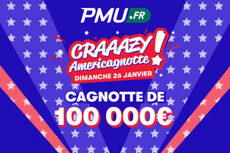 Prix d’Amérique sur PMU.fr : la Crazy Americagnotte propose 100 000 € à partager pour tous les parieurs