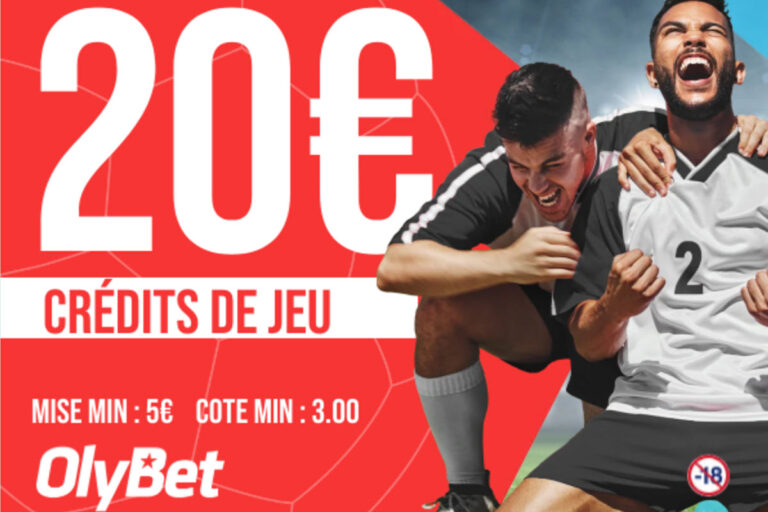 Olybet : 20€ de freebets à gagner en pariant sur 4 grandes compétitions de football