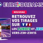 Tirage EuroDreams : une émission diffusée à 23h00 sur TF1 lundi et jeudi soir