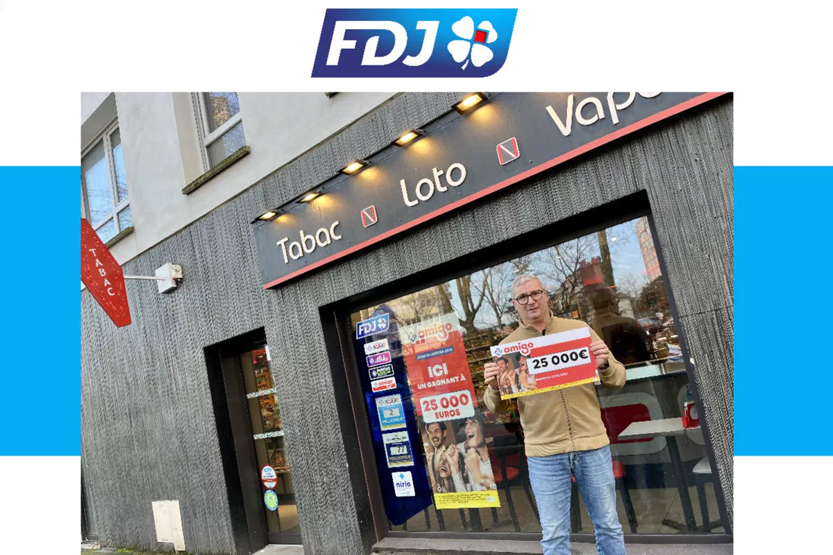 Gagnant amigo FDJ de Sotteville-lès-Rouen le 23 janvier 2025