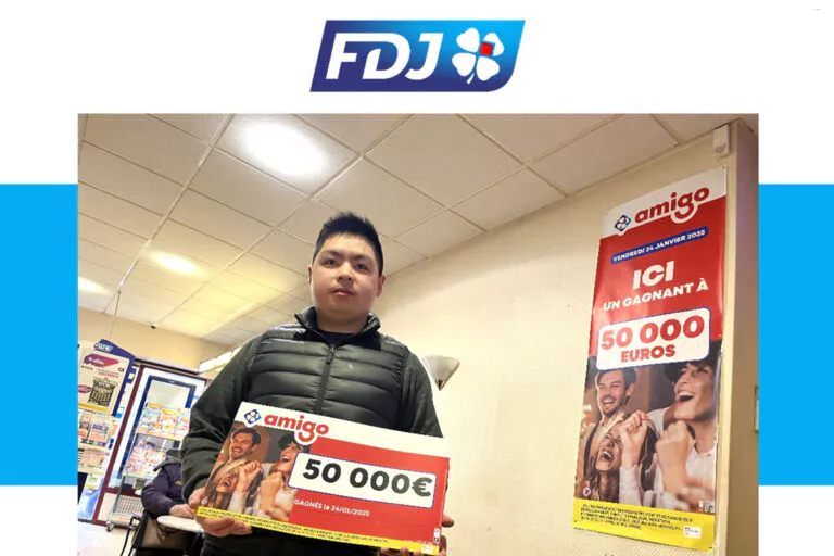 Amigo FDJ : 2 gagnants en Normandie en 2 jours, 50 000€ et 25 000€ remporté, des gains record