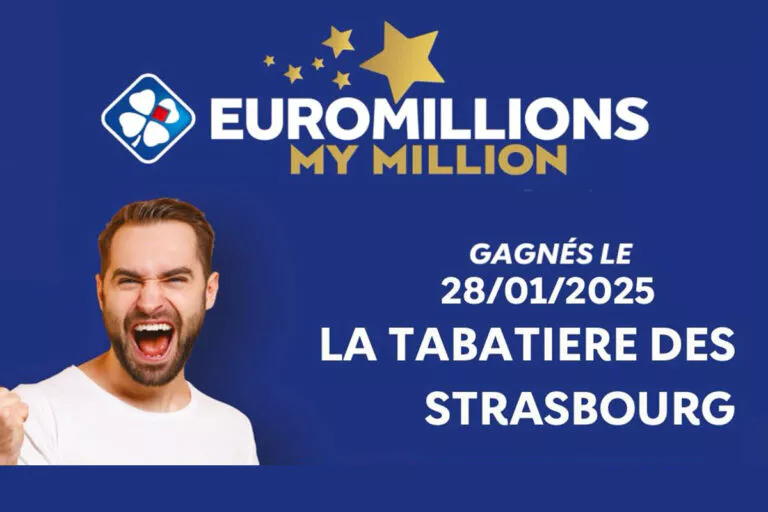 EuroMillions My Million : une strasbourgeoise croyait avoir perdu son ticket, elle gagne 1 million d’euros