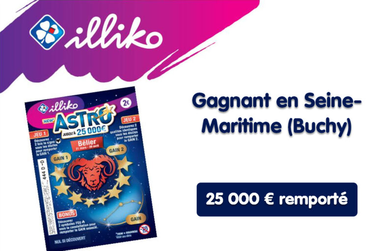 FDJ : il gratte et remporte 25 000 € en Seine-Maritime avec la nouvelle version New Astro