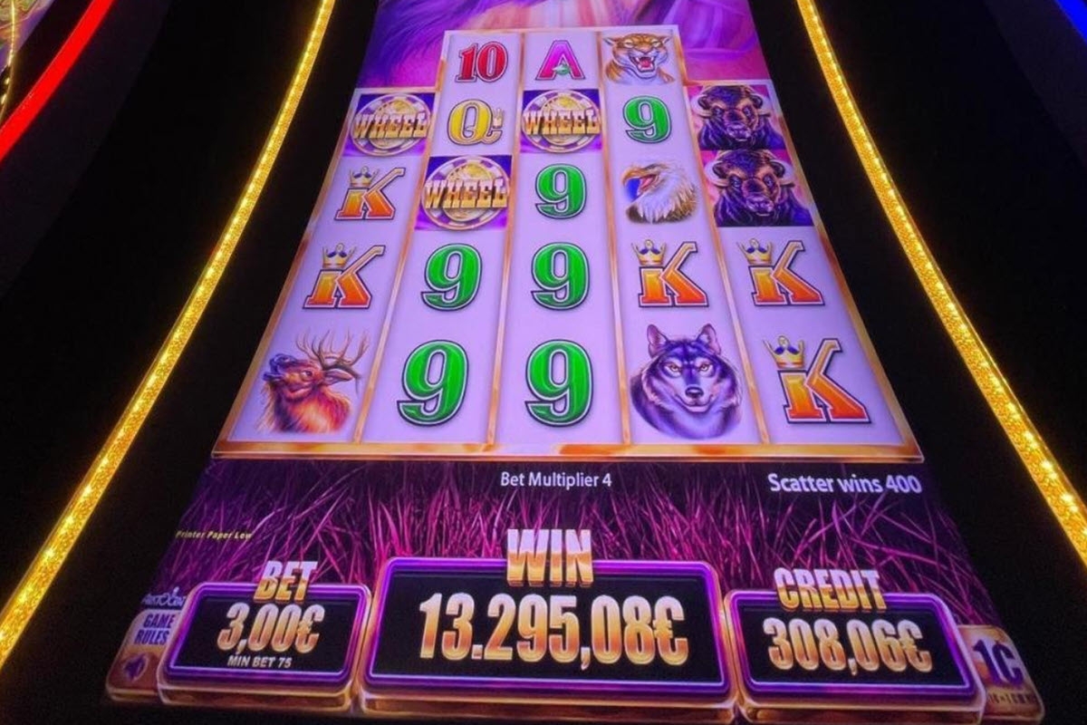 Jackpot à la machine à sous du casino Partouche d'Agon Coutainville 