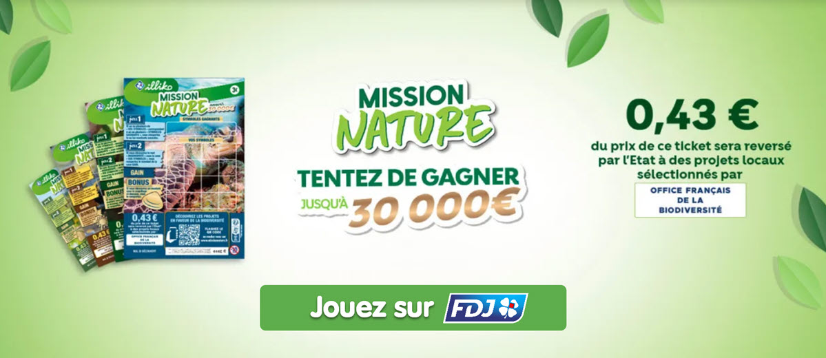 Jouer un ticket de Mission Nature FDJ