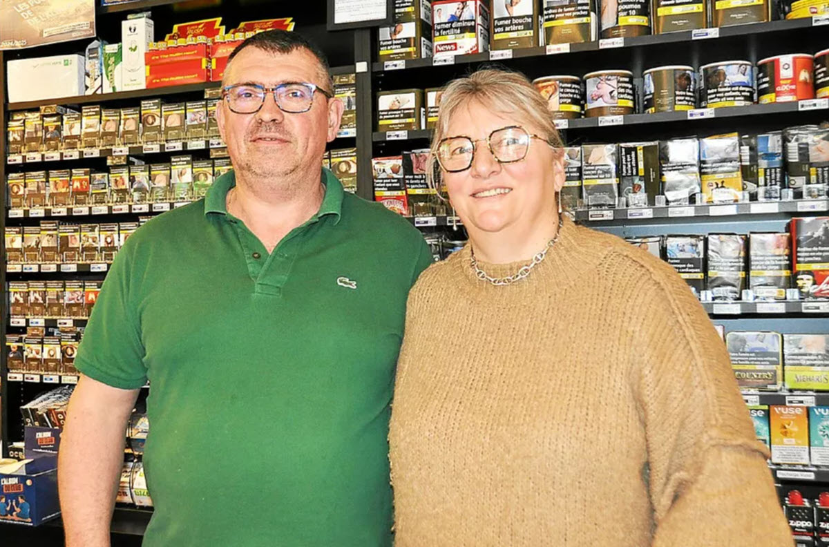 Les gérants du bar tabac Le Milord en Bretagne qui ont vendu le ticket gagnant X20