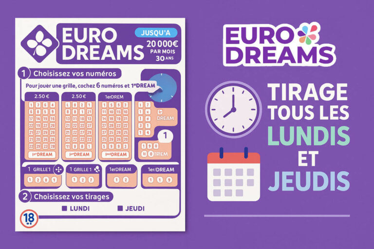 EuroDreams : à quelle heure et comment suivre les résultats des tirages en 2025 ?