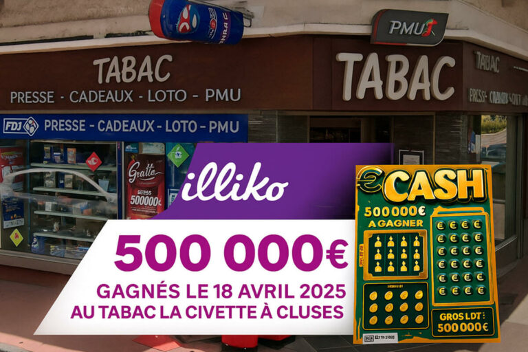 FDJ : un couple de Cluses remporte 500 000€ en grattant son ticket Cash avec une cuillère
