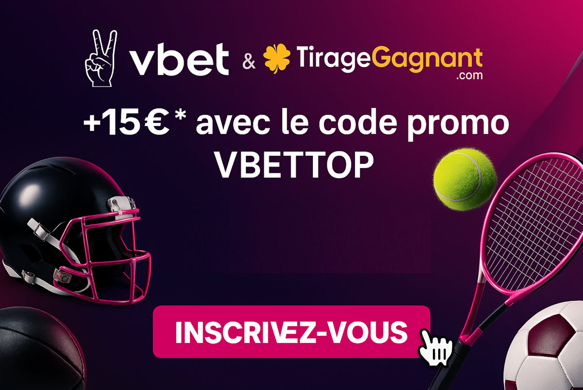 Vbet : inscription et code promo sur Vbet par Tirage-Gagnant.com en 2025