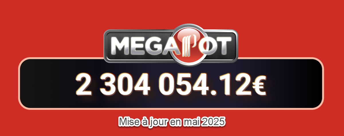 Partouche : le megapot atteint 2,3 millions d'euros pour ce mois de mai 2025