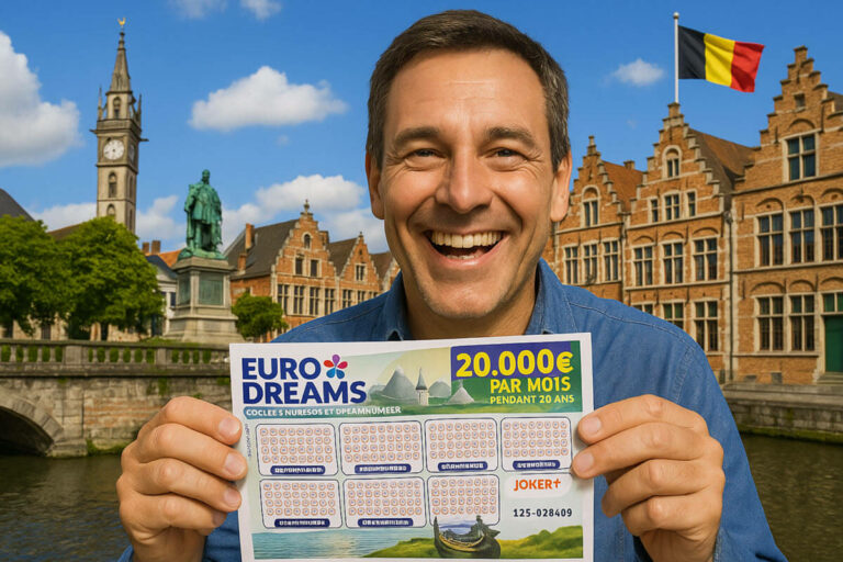 EuroDreams : à Gand, ce gagnant belge recevra 20 000€ par mois jusqu’en 2055 !