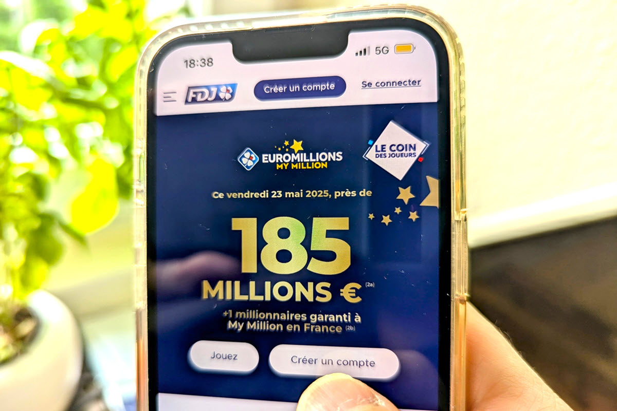 EuroMillions : super jackpot de 185 millions d'euros aujourd'hui, va-t-on vers les 200 millions d'euros ?