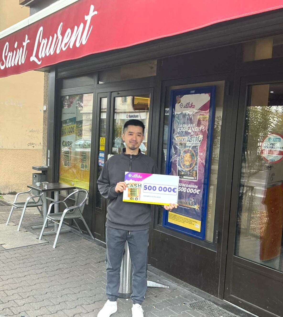 Liu Shi Giang, le gérant du Saint-Laurent qui a vendu le ticket CASH gagnant à 500 000€
