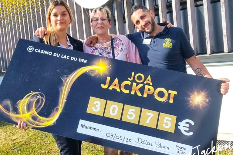 Casino du Lac du Der : un jackpot de 30 575 € remporté à une machine à sous, un record en mai