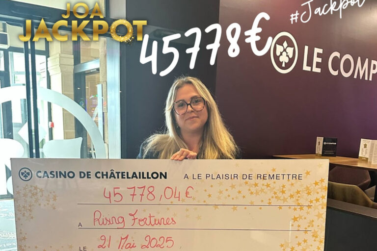 Casino de Châtelaillon-Plage : un jackpot de 45 000€ remporté aux machines à sous
