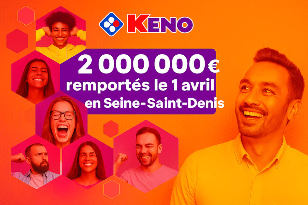 FDJ : à Noisy-le-Grand il perd à l'EuroMillions et gagne 2 millions d'euros au Keno