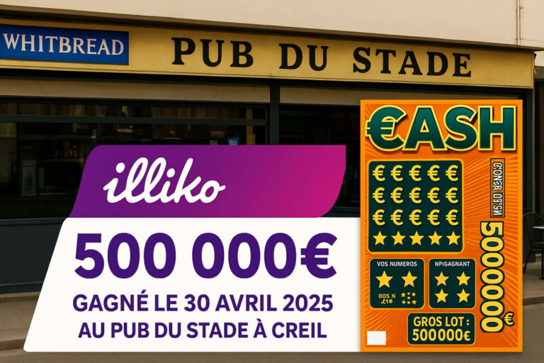 FDJ : à Creil, un ticket à 5€ fait gagner à des amis la somme de 500 000€ CASH !