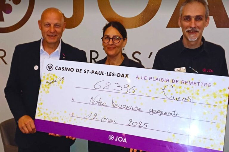 Casino Saint-Paul-lès-Dax : 2 jackpots remportés en quelques heures, plus de 80 000€ cumulés, historique