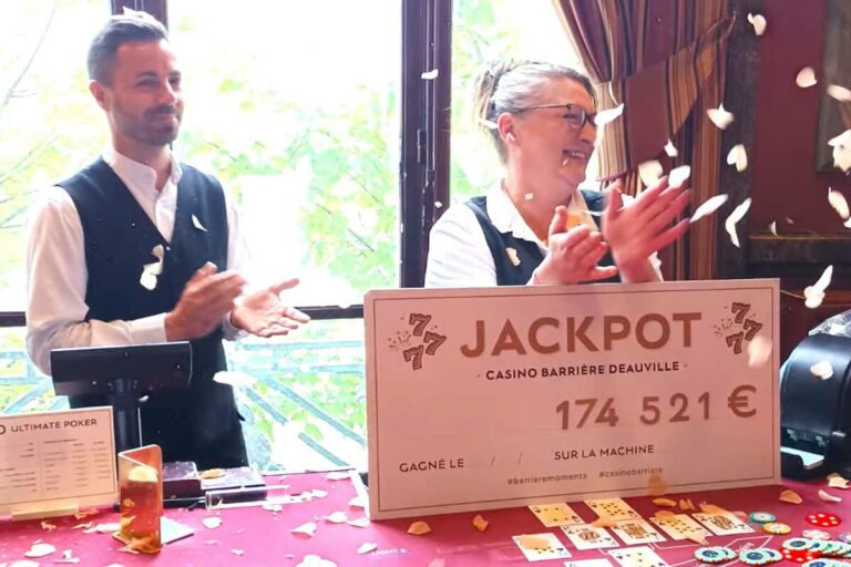 Jackpot à Deauville : une Quinte Flush Royale au poker et un gain de plus de 177 000 €