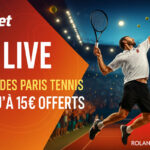 Roland Garros : jusqu’à 15€ offerts sur Olybet ce week-end en pariant en Live