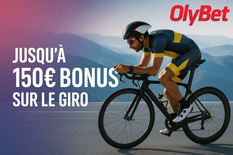 Olybet : 150€ de bonus à cumulés sur le Giro 2025, pariez sur chaque étape du Tour d’Italie
