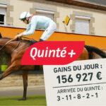 Quinté+ PMU : 3 gagnants remportent plus de 150 000€ en marge du Prix de Diane Longines