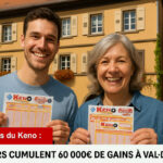 FDJ : 2 gagnants Keno le même jour à Val-de-Moder pour 60 000€ de gain !