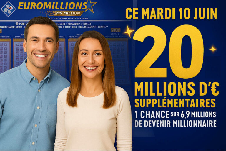 EuroMillions : aujourd’hui, vous avez 1 chance sur 7 millions de devenir millionnaire, on vous explique !