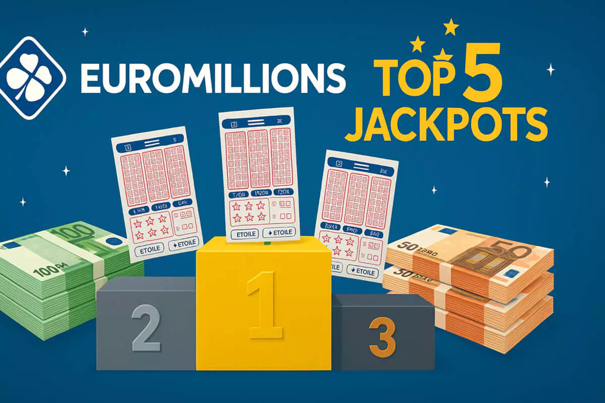 Les 5 plus gros jackpots remportés à EuroMillions : récits de gagnants