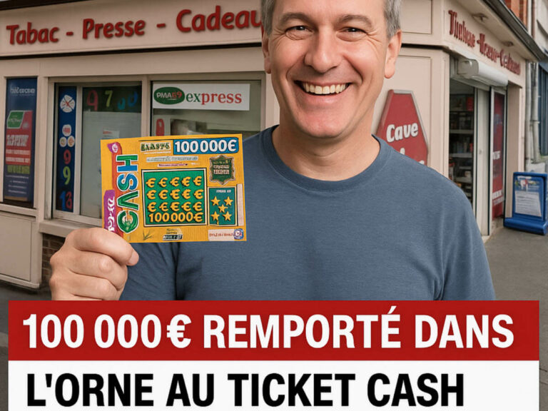 FDJ : habitué, il gratte et gagne 100 000 € à Cash dans l’Orne et n’est plus jamais revenu