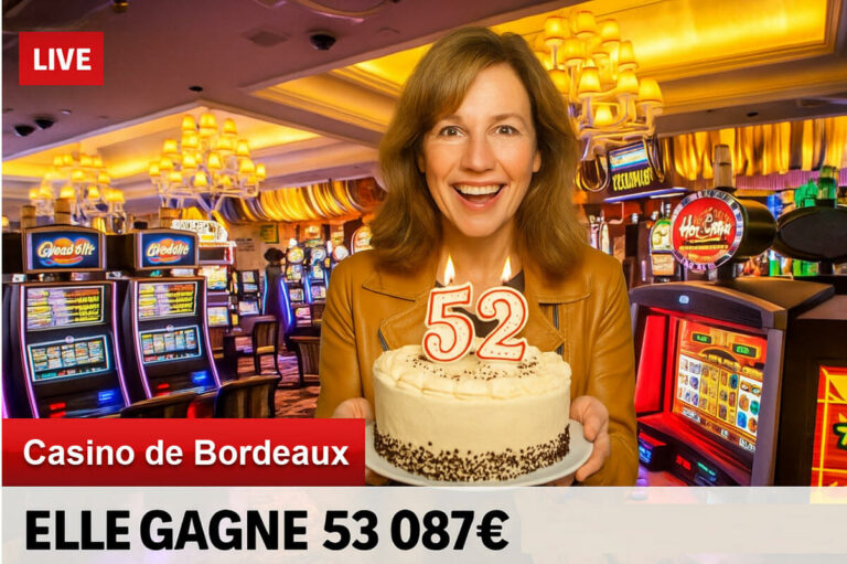 Casino de Bordeaux : pour son anniversaire, une joueuse remporte plus de 50 000€