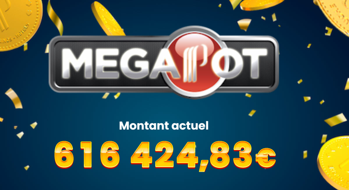 Megapot Partouche du mois de juillet avec plus de 600 000€