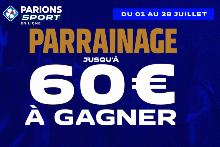 Parrainage Parions Sport : 60€ de freebets à partager pour parrainer un ami | 2025