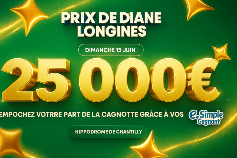 Prix de Diane Longines : PMU.fr offre une cagnotte de 25 000€ pour les parieurs e-Simple ce dimanche