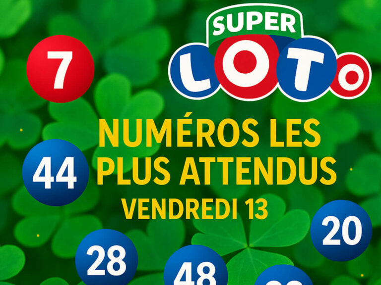 Super Loto du Vendredi 13 : voici les numĂ©ros les plus attendus de ce tirage…selon les statistiques
