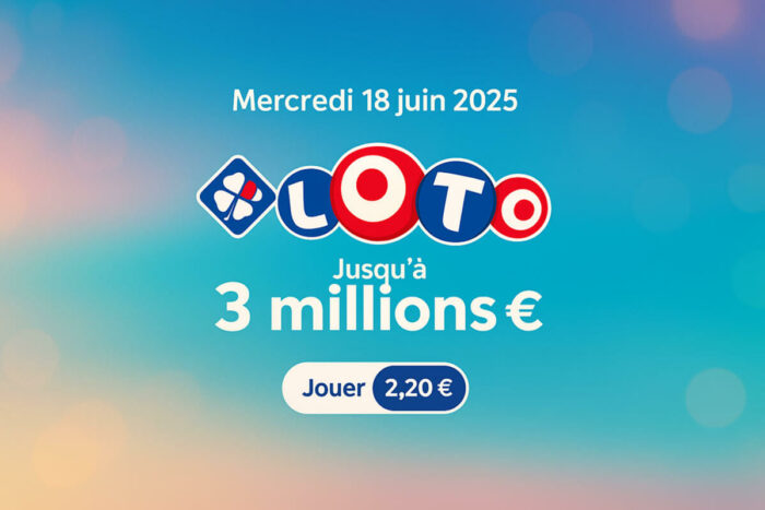 Résultat Loto FDJ du mercredi 18 juin 2025 : découvrez les numéros gagnants du tirage