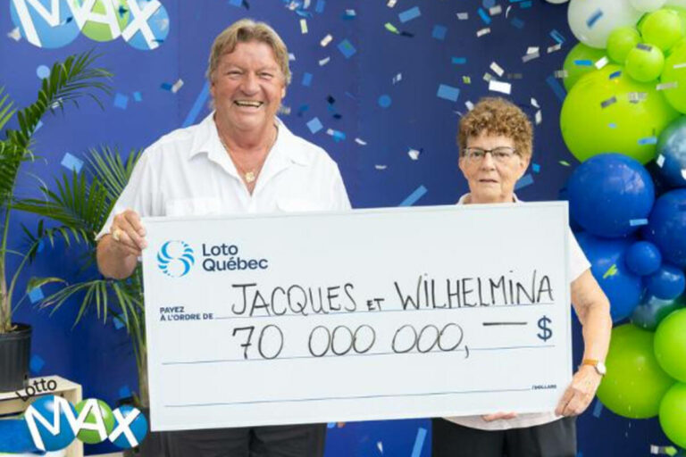 Lotto Max : « Tu as gagné 35 millions », deux québécois se partagent le jackpot record de 70 millions de dollars