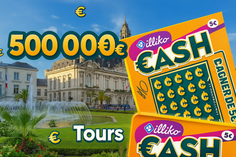 FDJ : une pièce fétiche, un café et un jackpot au jeu CASH de 500 000 € à Tours !