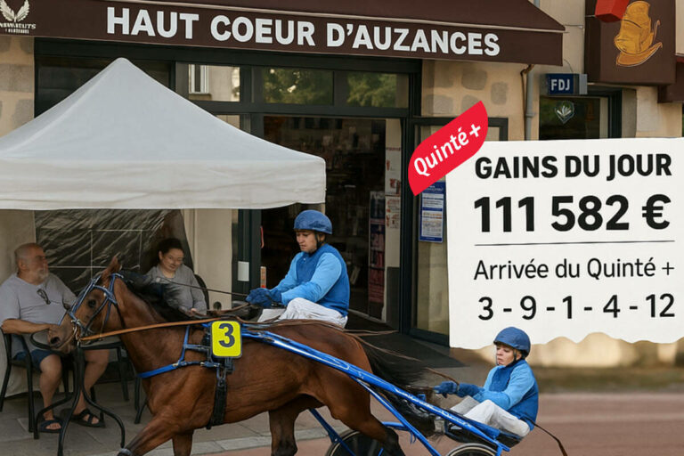 PMU : « le gagnant, un habitué, est revenu réclamer son gain », il mise 3€ au Quinté+ et remporte 111 000€ dans la Creuse