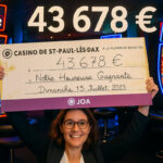 Casino de Saint-Paul-lès-Dax : une joueuse décroche un jackpot de 43 678 €, le plus gros gain de l’été