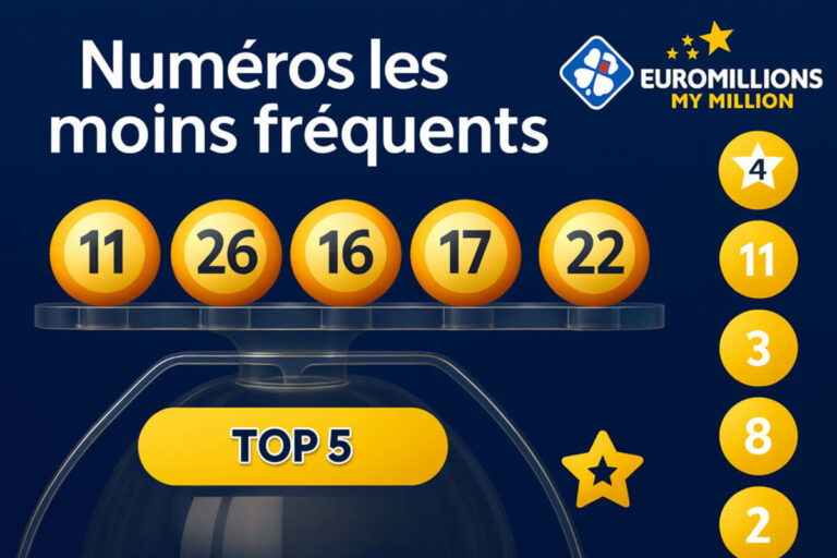 EuroMillions : les 10 numéros les moins souvent sortis, quels sont-ils ? | 2025