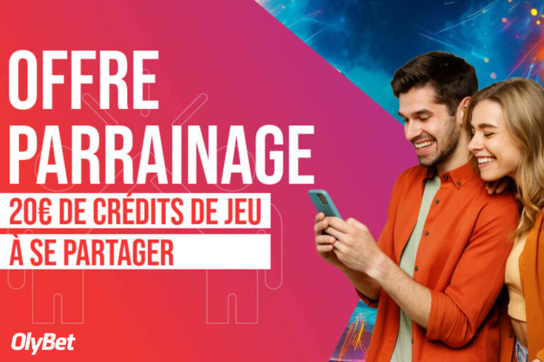 Olybet : 20€ de parrainage à partager jusqu’au 31 août 2025