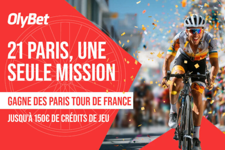 Tour de France : 21 étapes à parier pour 150€ de freebets sur Olybet