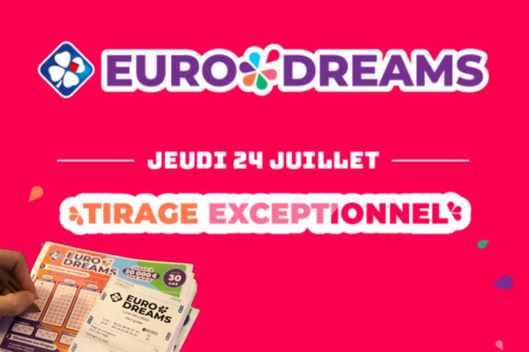 EuroDreams : « c’est garanti, 10 joueurs remporteront 2000€ par mois », nouveau tirage exceptionnel ce jeudi 24 juillet