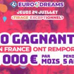 EuroDreams : 10 nouveaux gagnants révélés du tirage exceptionnel sans avoir trouvé un numéro