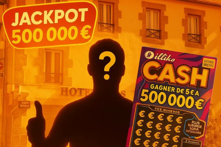 FDJ : « surtout ne pas perdre le ticket », un breton gratte un CASH et remporte 500 000€ à Plouaret